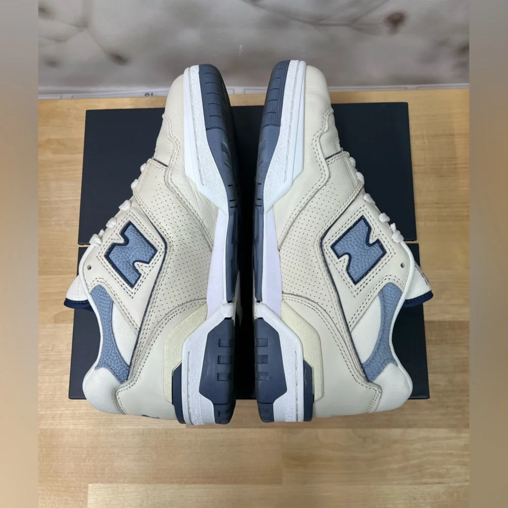 New Balance 550 Vintage Blue Indigo and vintage cream. Men’s Size 7.5 - Picture 8 of 12
